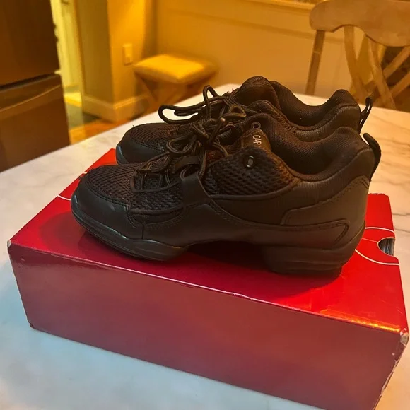 Capezio Kids Black Sneakers - Picture 1 of 9